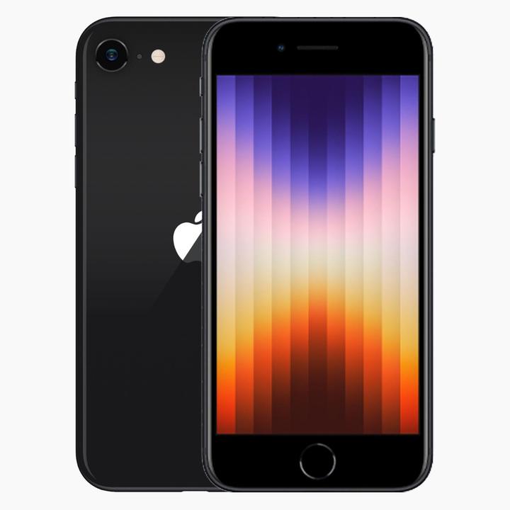 Forza Refurbished iPhone SE 2022 (256 GB, Black, 4.70", 12 Mpx, Dual SIM, B / Sehr gut)