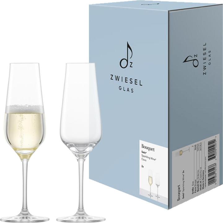 Immagine prodotto Zwiesel Bicchiere da champagne Bouquet 7 2 pezzi (24.70 cl, 2 Occhiali, Bicchieri da champagne)