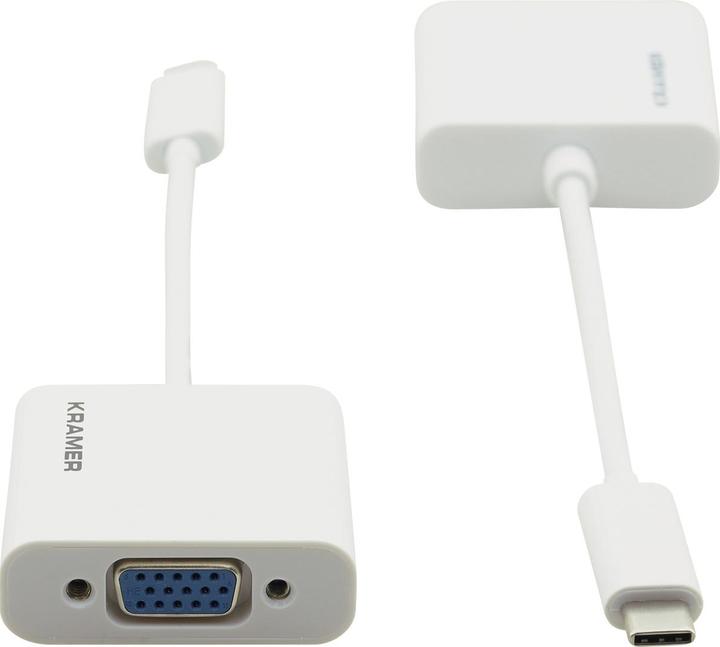 Immagine prodotto ADC-U31C/GF - Adattatore video esterno - USB-C 3.1 - VGA - bianco (USB-C, VGA, 17 cm)