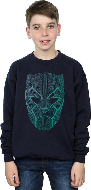 Image du produit - Sweat BLACK PANTHER TRIBAL MASK - Garçon (128)