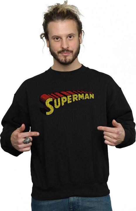 Produktbild Superman Telescopic Crackle Logo Sweatshirt (S)