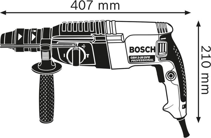Image du produit Bosch Professional Marteau perforateur avec SDS plus GBH 2-26 F, coffret d'artisanat (Fonctionnement sur secteur)