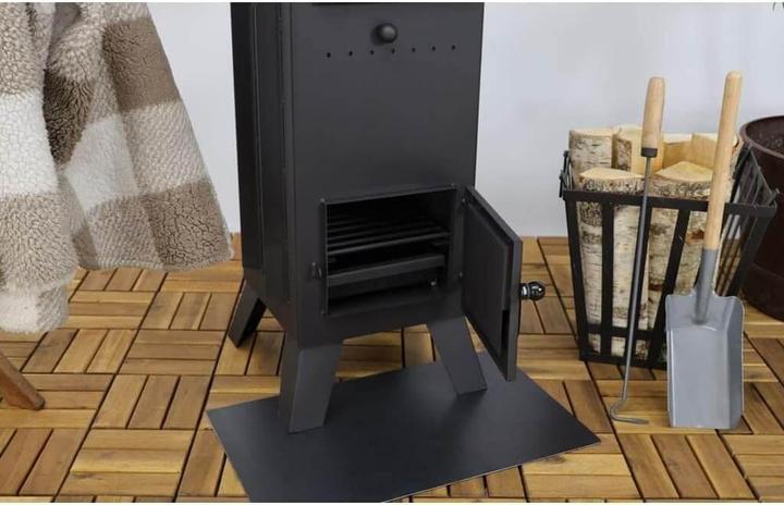 Image du produit Markone Magnus Poêle à bois avec briques réfractaires GT7PR noir Four pour atelier
