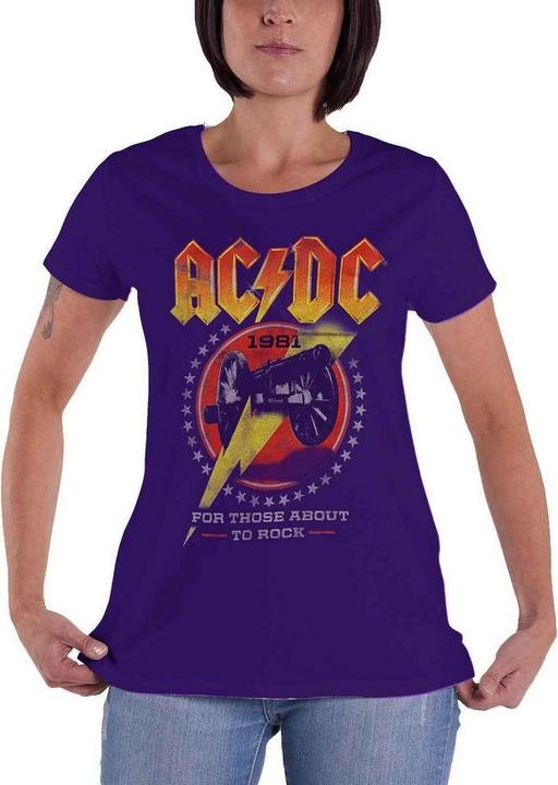 Produktbild AC/DC Womens/Ladies For Those About To Rock '81 T-Shirt (M)