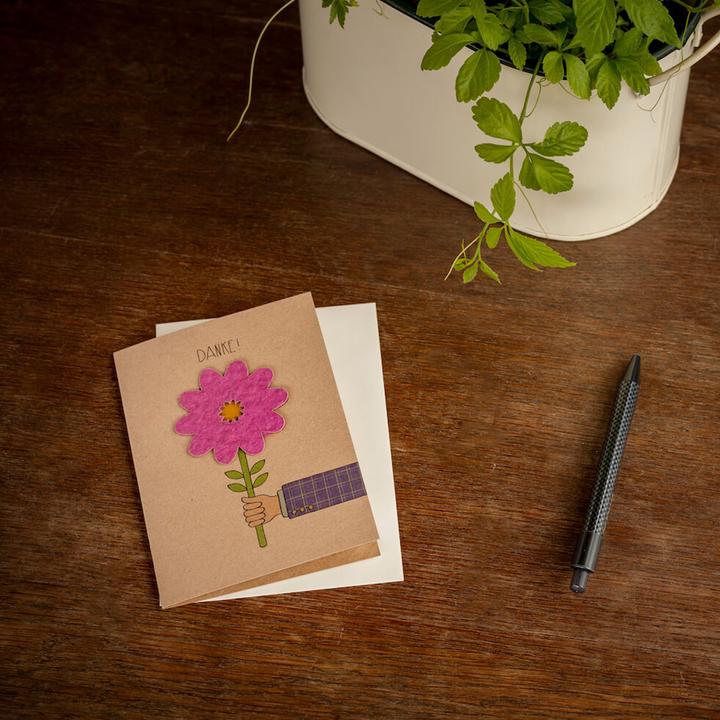 Actual product image Die Stadtgärtner Greeting Card Thank You with Seeds for Flowers (1 pcs.)