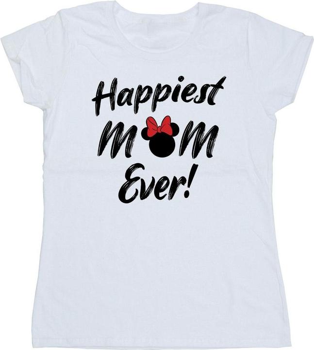 Immagine prodotto Disney Minnie Mouse Happiest Mom Ever Maglietta Donna (S)