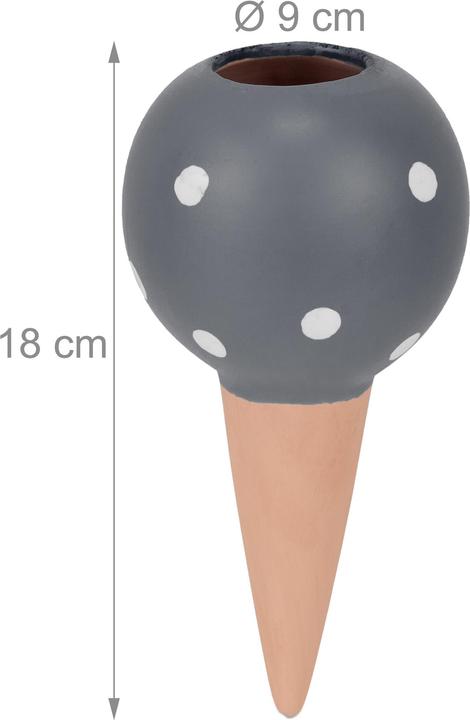 Actual product image Relaxdays 4x clay cone (Clay cone)