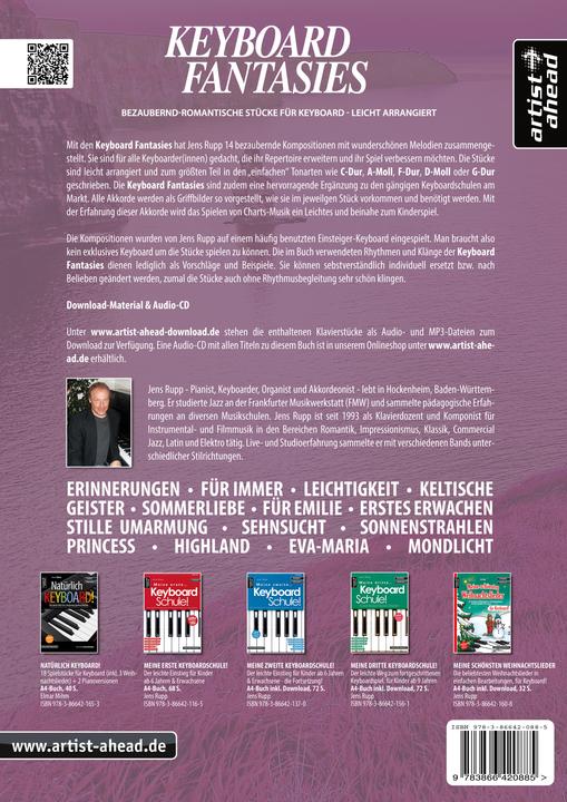 Produktbild Keyboard Fantasies (Deutsch, Jens Rupp, artist ahead, 2021)