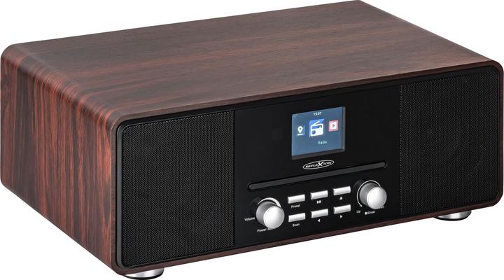 Reflexion HRA19DAB/WD DAB+ Tischradio AUX, Bluetooth®, CD, UKW Holz (DAB+, UKW, Bluetooth)