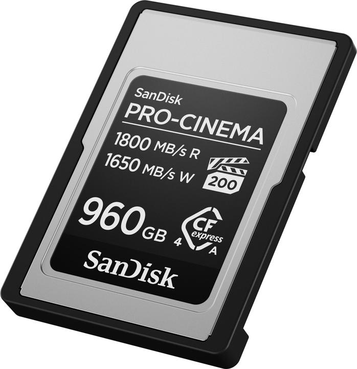Image du produit SanDisk PRO-CINEMA CFexpress Type A Card 960GB (960 Go, CFexpress type A)