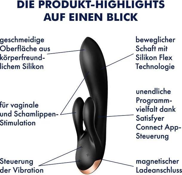 Productafbeelding Satisfyer Dubbele Flex Konijn Vibrator