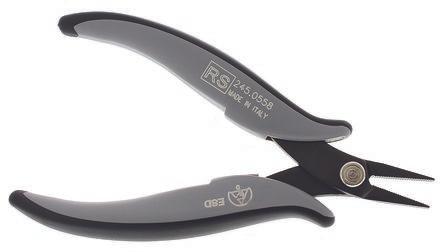 Actual product image Rs Pro ESD serrated jaw plier,140mm L (140 mm)