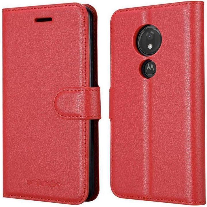 Actual product image Cadorabo Book with stand function cover (Motorola Moto G7 Play)