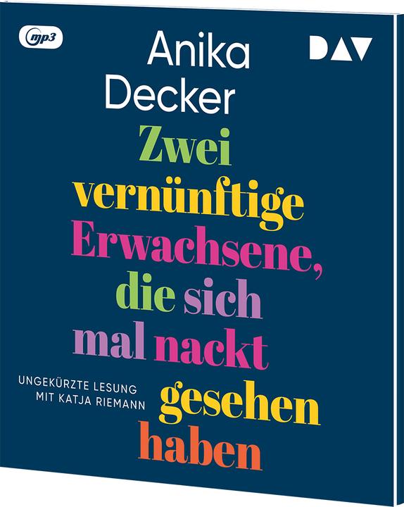 Actual product image Two sensible adults who have seen each other naked (Anika Decker, German)