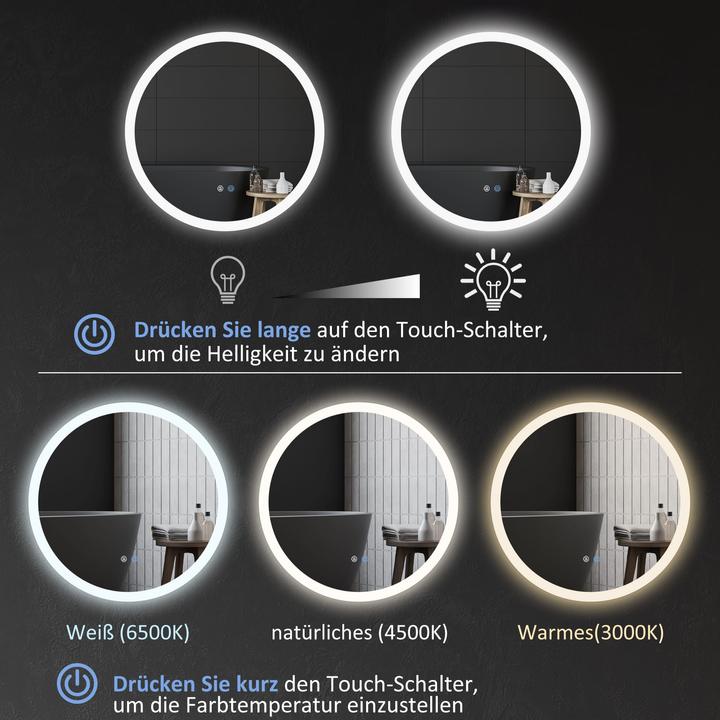Actual product image Jamb Badspiegel (70 x 70 cm)