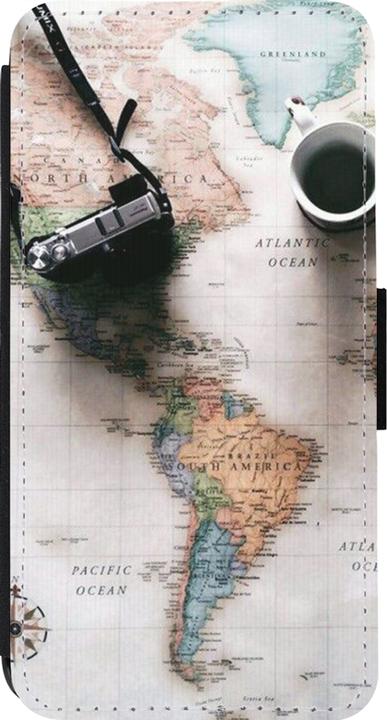 Image du produit PhoneLook Coque Wallet noir Travel 01 (Apple iPhone 14 Pro)