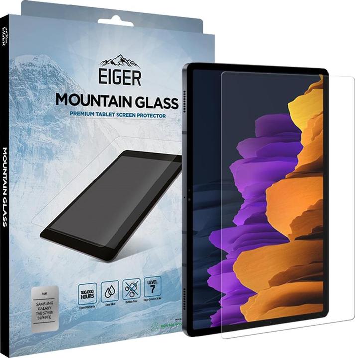 Produktbild Eiger Mountain Glass Clear (1 Stück, Galaxy Tab S9, Galaxy Tab S8, Galaxy Tab S9 FE, Galaxy Tab S7)