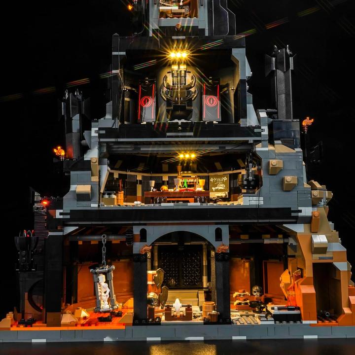 Actual product image BrickBling LED light set for LEGO The Lord of the Rings: Barad-dûr (10333) incl. remote control
