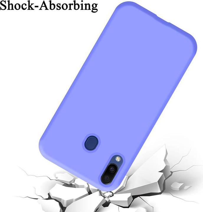 Actual product image Cadorabo TPU Liquid Silicone Case Cover (Samsung Galaxy M20)