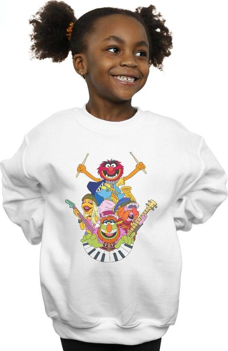 Actual product image Disney Girls The Muppets Dr Teeth And The Electric Mayhem Sweatshirt (152, 158)