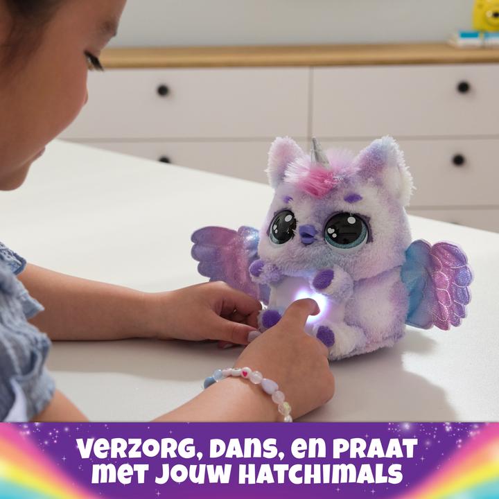 Actual product image Hatchimals Puffacorn Alive Secret Hatch