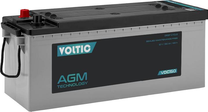 Voltic VDC150 Deep Cycle AGM Batterie (12 V, 150 Ah)