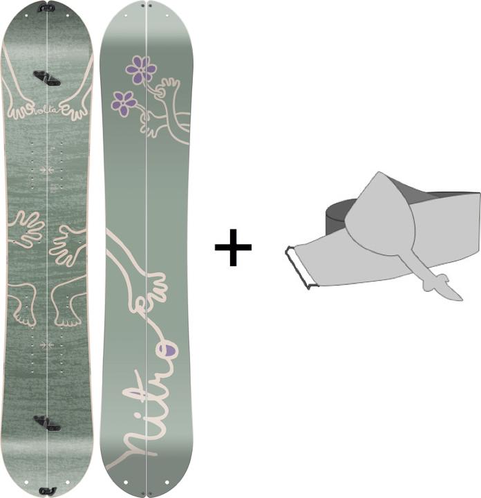 Image du produit Nitro Volta splitboard + peaux de phoque femmes (145)