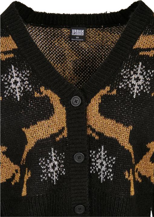 Actual product image Urban Classics Ladies Short Oversized Christmas Cardigan (4XL)