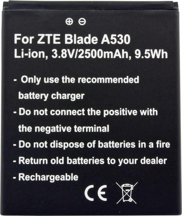 Immagine prodotto AccuCell Batteria per ZTE Blade A530, Li3826T43P4h705949