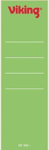 Actual product image Viking File spine labels green 10 pieces of paper