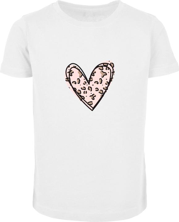 Produktbild Merchcode Valentines Day - Leopard Heart Short Sleeve Tee - 167991 (122)