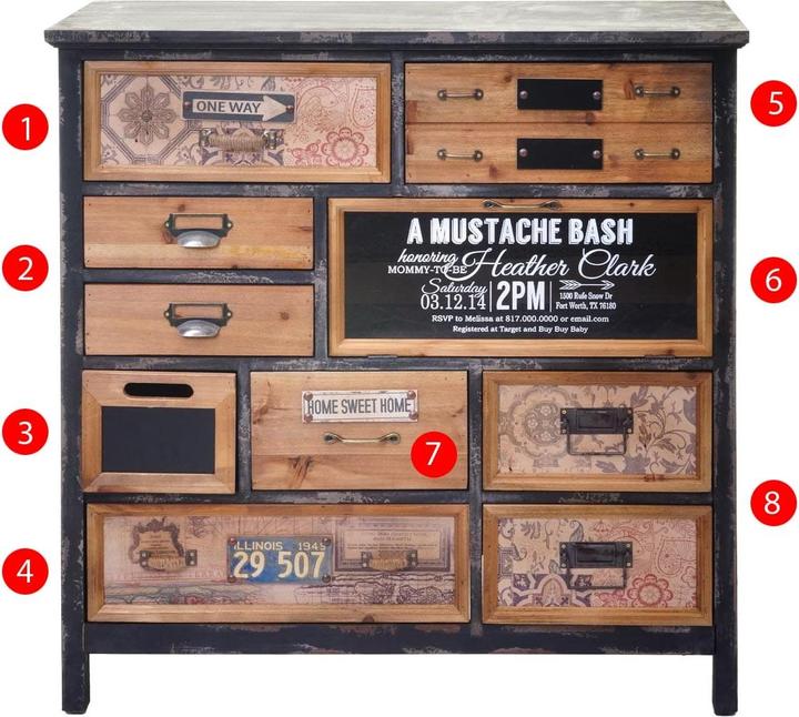Actual product image Jamb Apothecary cabinet (90 x 32 x 90 cm)