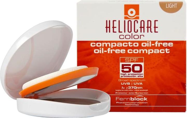 Actual product image Heliocare COLOR COMPACTO OIL-FREE SPF50 #light 10 gr (Sun cream face, SPF 50, 68 g)