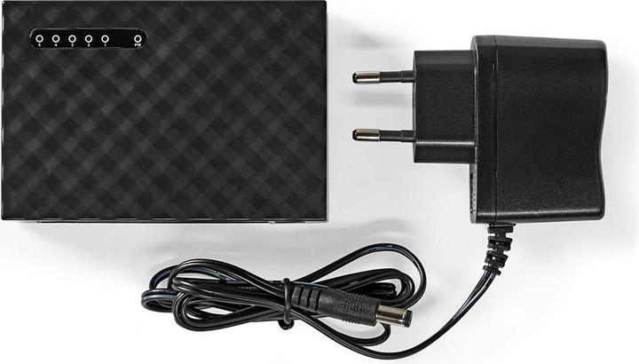 Immagine prodotto Nedis Switch di rete | Velocità cablata: Gigabit | Numero di porte Ethernet: 5 (5 Porti)