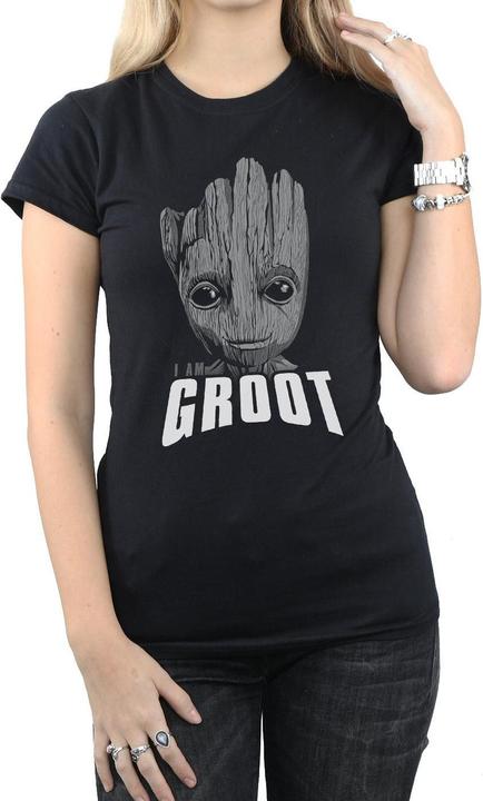 Immagine prodotto Guardians Of The Galaxy Groot Face Maglietta Donna (L)