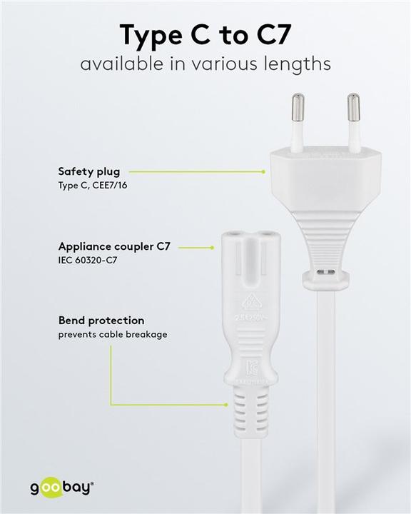 Image du produit Goobay Câble de connexion Euro (5 m)