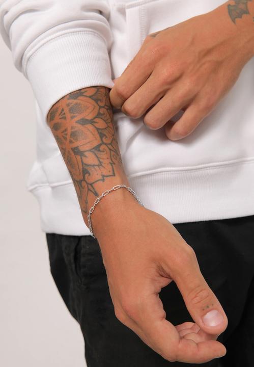 Produktbild Kuzzoi Armband Herren Gliederkette Oval 925 Silber (19 cm, 925er Sterling Silber)
