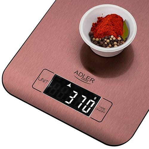 Immagine prodotto Adler Bilancia da cucina Bilancia da cucina | AD 3183c | Graduazione 1 g | Rame