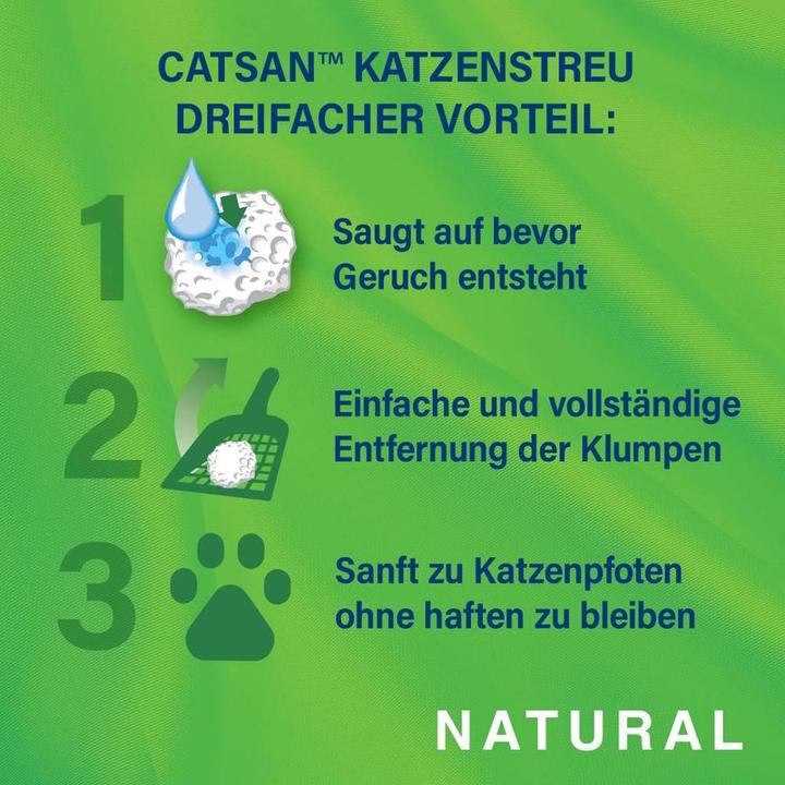 Image du produit Catsan Natural (Agglomérant, Biodégradable, Neutralisant, 4.68 kg)