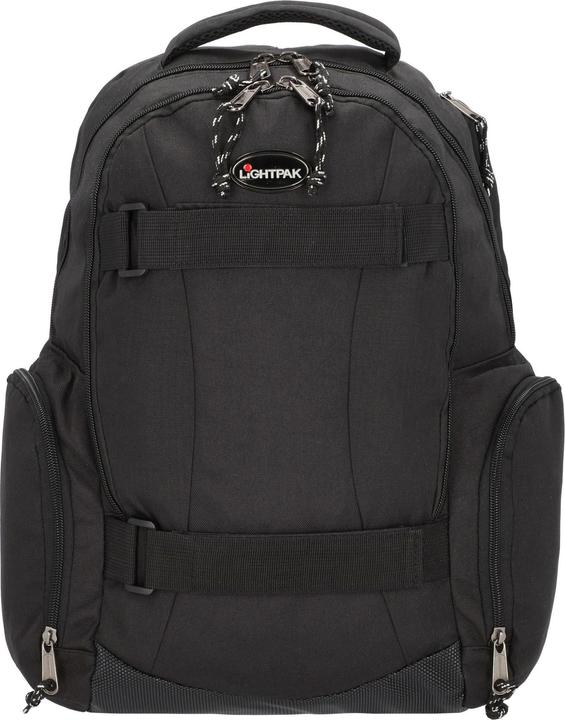 Lightpak Fanactic backpack polyester side zip laptop compartment with padding padded back and shoulder strap (23 l)
