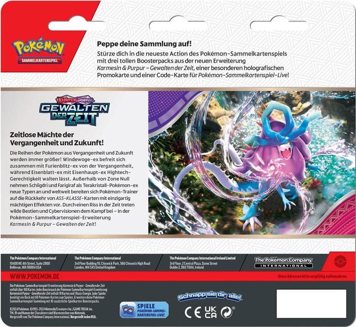 Produktbild Pokémon PKM KP05 3-Pack Blister (Deutsch, Blister Pack)