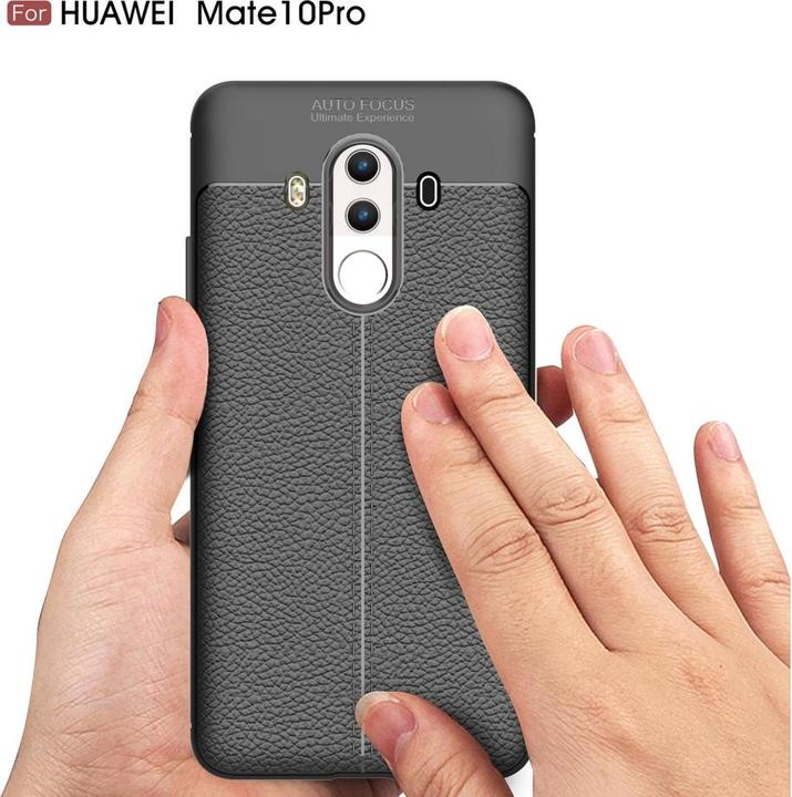 Actual product image Screenguard Huawei Mate 10 Pro Sleeve Leather Design TPU Cover (Mate 10 Pro)