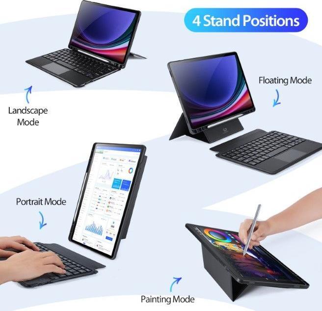Immagine prodotto Dux Ducis Custodia per tastiera serie DK (US, Galaxy Tab S9)