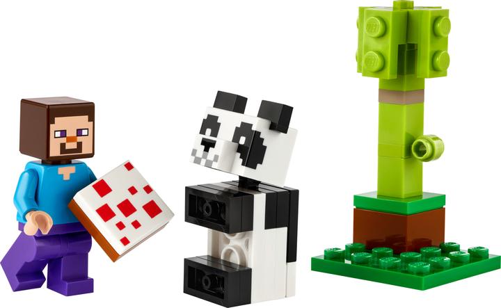Actual product image Minecraft Steve with baby panda (30672, LEGO Minecraft)
