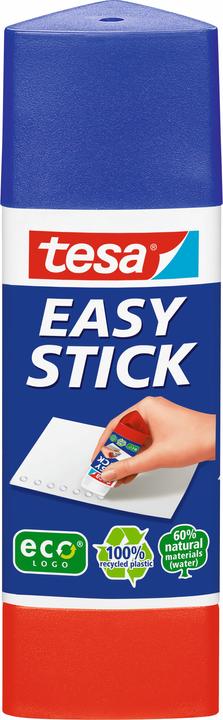 tesa EASY STICK ecoLogo glue stick, triangular, odourless glue stick for paper / cardboard