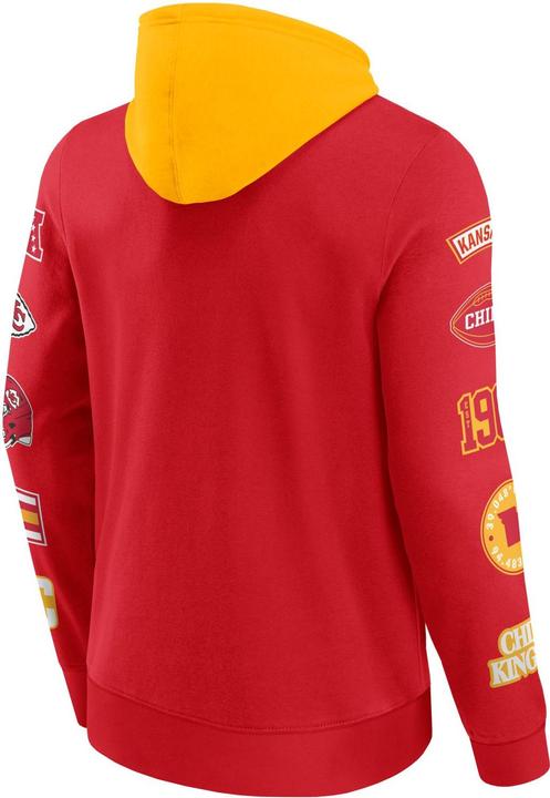 Actual product image Fanatics Kansas City Chiefs NFL Sleeve Prints Hoody - L (L)