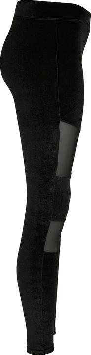 Actual product image Urban Classics Ladies Velvet Tech Mesh Leggings (M)