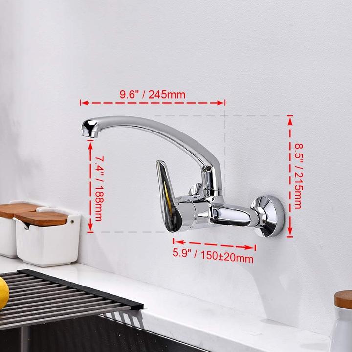 Produktbild Ibergrif Roma M16350 Küchenarmatur für die Wandmontage