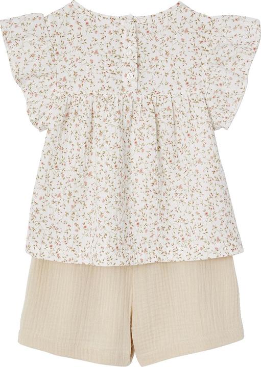 Produktbild Vertbaudet Festliches Mädchen-Set: Bluse & Shorts aus Musselin (92)