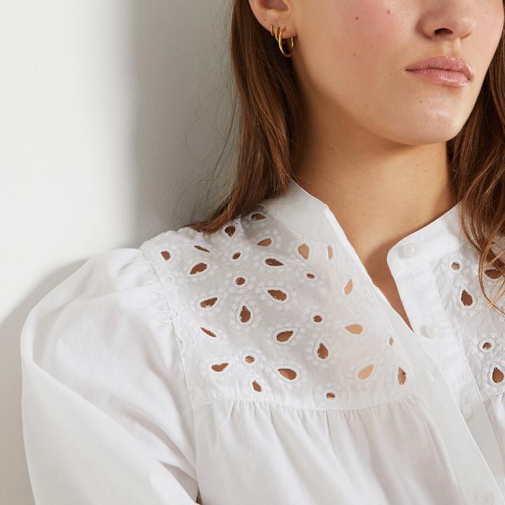Actual product image La Redoute Collections Long dress with embroidery & A-line (34)